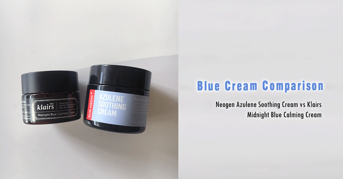 Neogen Azulene Soothing Cream Vs Klairs Midnight Blue Calming Cream