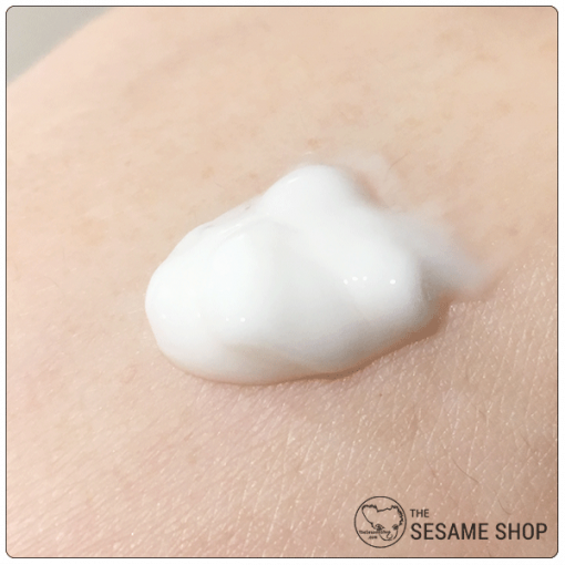 Creamy texture of Real Barrier Cream Cleansing Foam