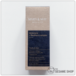 Mary & May Idebenone+Blackberry Complex Serum - box