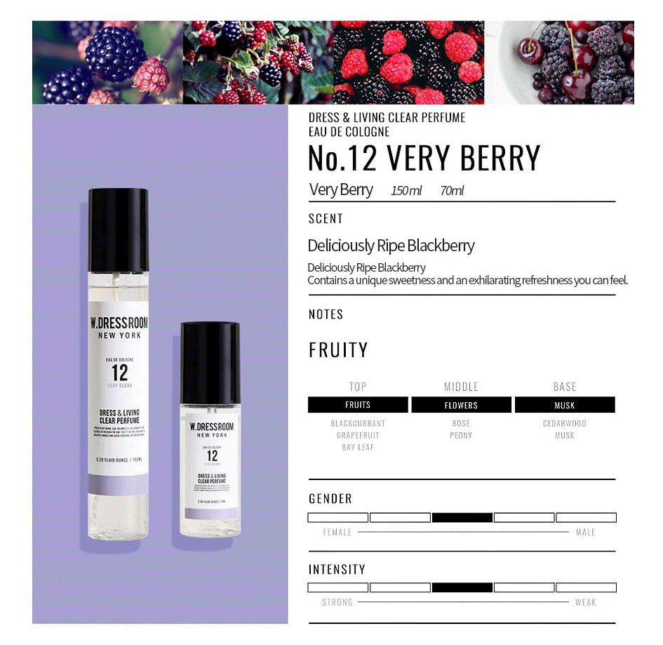w.dressroom dress & living clear perfume 11 very berry