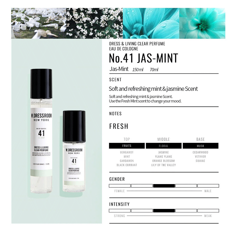 w.dressroom dress & living clear perfume 41 Jas Mint